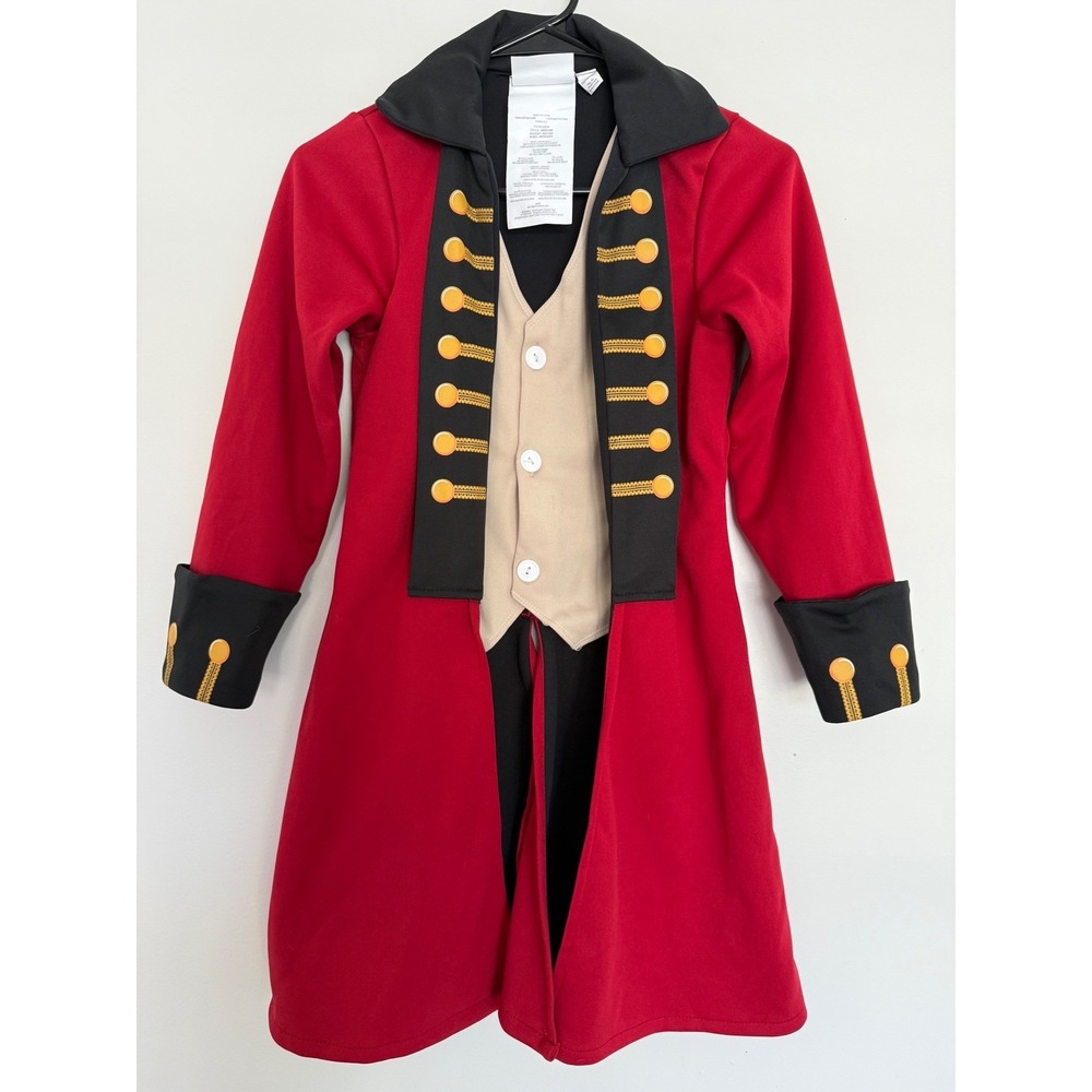 California Costumes Child Medium British Redcoat Costume Jacket Vest Boot Tops